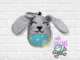 DIGITAL DOWNLOAD 4x4 Bunny Buddy Plush Keychain
