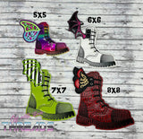 DIGITAL DOWNLOAD Oversized Combat Boot Feltie 5 SIZES INCLUDED