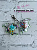 DIGITAL DOWNLOAD Shaker Style Clear Vinyl Goth Bat Wing Hair Bow 4 SIZES INCLUDED