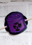 DIGITAL DOWNLOAD Halloween Bucket Hair Accessory Bun Cover BUNDLE 7 DESIGNS INCLUDED