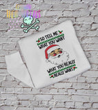 DIGITAL DOWNLOAD So Tell Me What You Want 3 SIZES INCLUDED