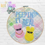 DIGITAL DOWNLOAD Peepin' It Real Bunny 4 SIZES INCLUDED