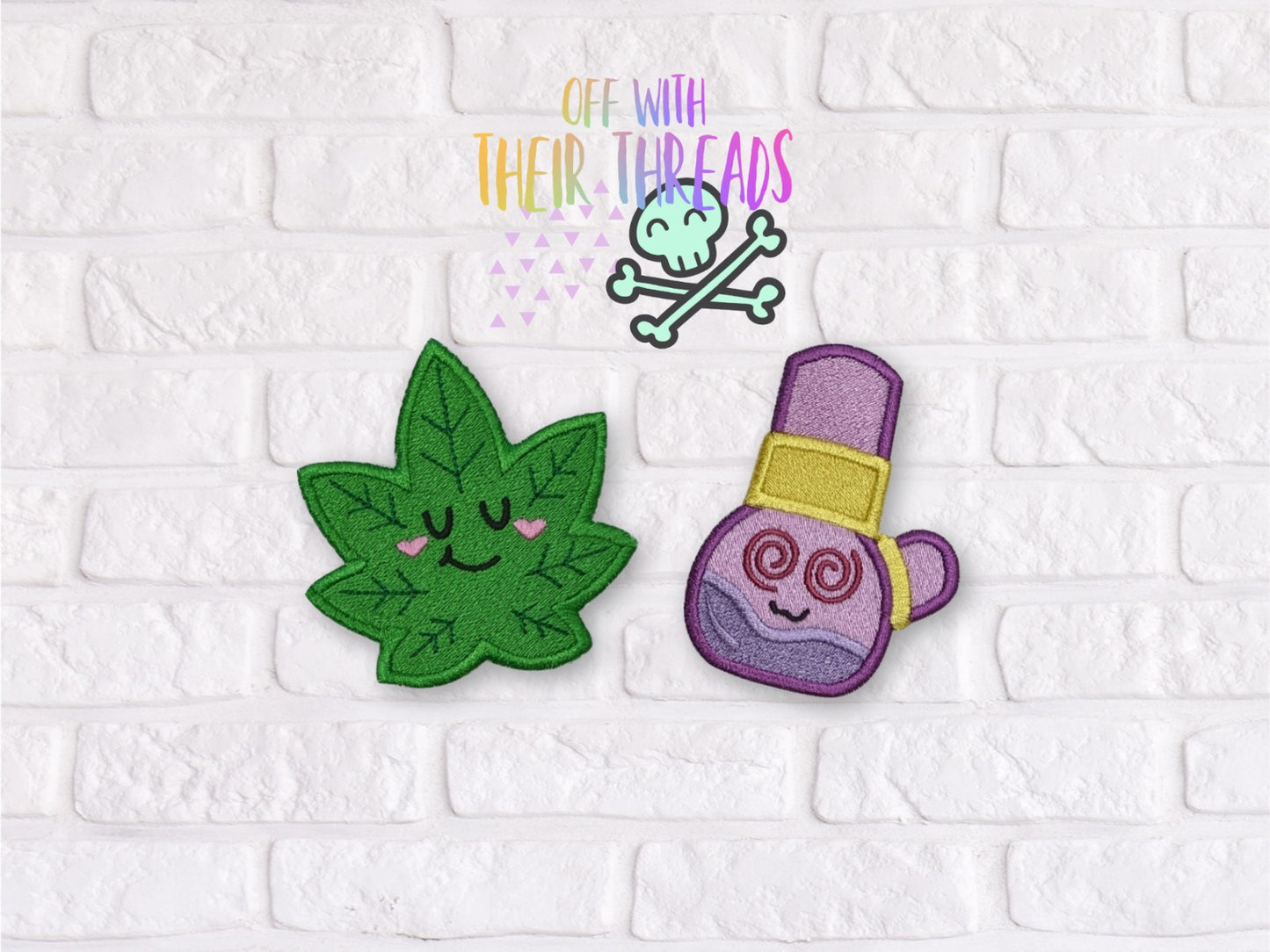 DIGITAL DOWNLOAD Green BUDdies Patch Set 3 SIZES INCLUDED