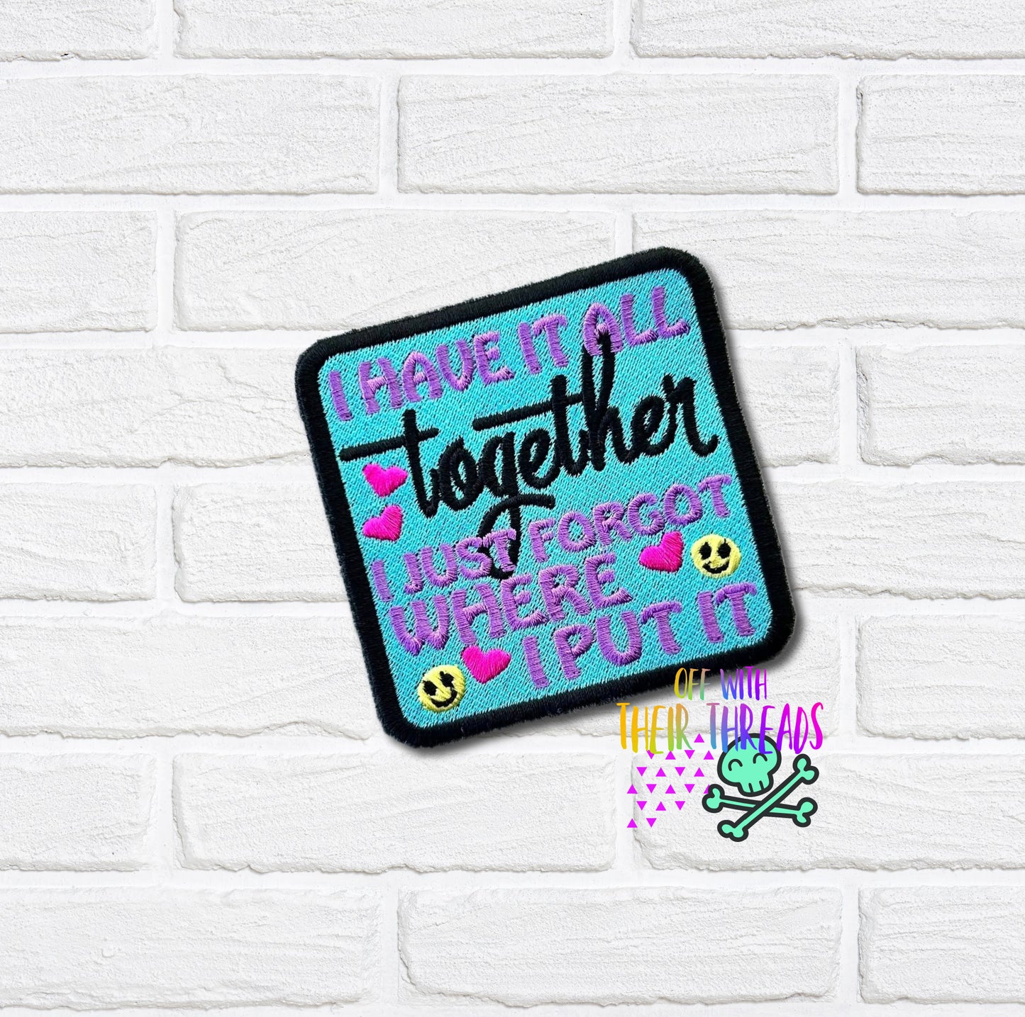 DIGITAL DOWNLOAD All Together Patch 3 SIZES INCLUDED