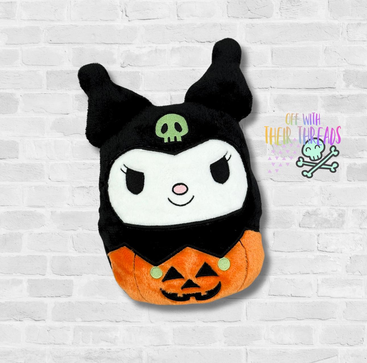 DIGITAL DOWNLOAD Applique Pumpkin Bunny Plush 5 SIZES INCLUDED