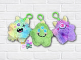 DIGITAL DOWNLOAD Halloween Monster Buddies Squishy Keychain Set