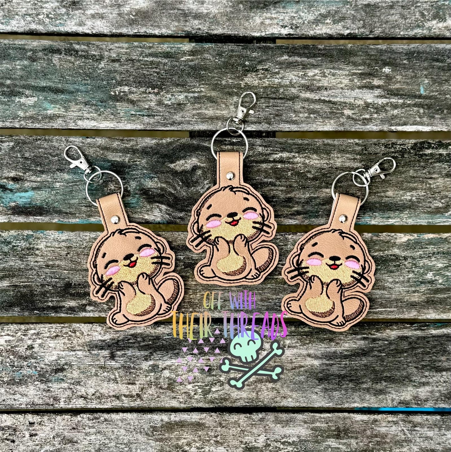 DIGITAL DOWNLOAD Otterly Adorable Otter Snap Tab Key Chain MARTCH 2024 MYSTERY BUNDLE
