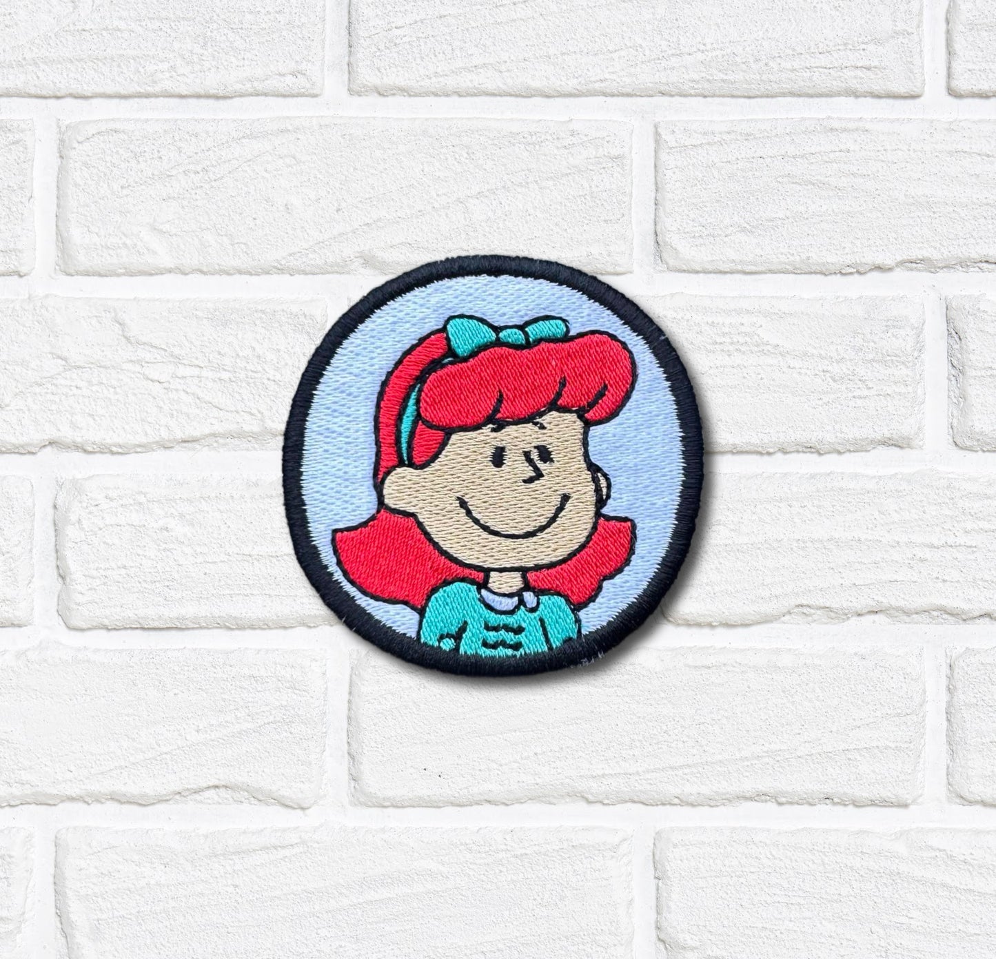 DIGITAL DOWNLOAD Little Red Hair Girl Patch 3 SIZES INCLUDED