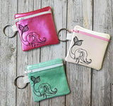 DIGITAL DOWNLOAD 4x4 Little Mermaid Girl Zipper Bag