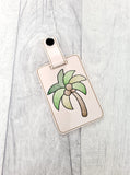 DIGITAL DOWNLOAD 4x4 Palm Tree Luggage Tag