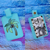 DIGITAL DOWNLOAD 4x4 Palm Tree Luggage Tag