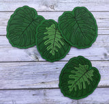 DIGITAL DOWNLOAD 4x4 Monstera Leaf Coaster
