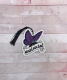 DIGITAL DOWNLOAD Antisocial Butterfly Bookmark