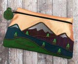 DIGITAL DOWNLOAD The Journey Clutch Lined and Unlined Options Applique Compass Charm