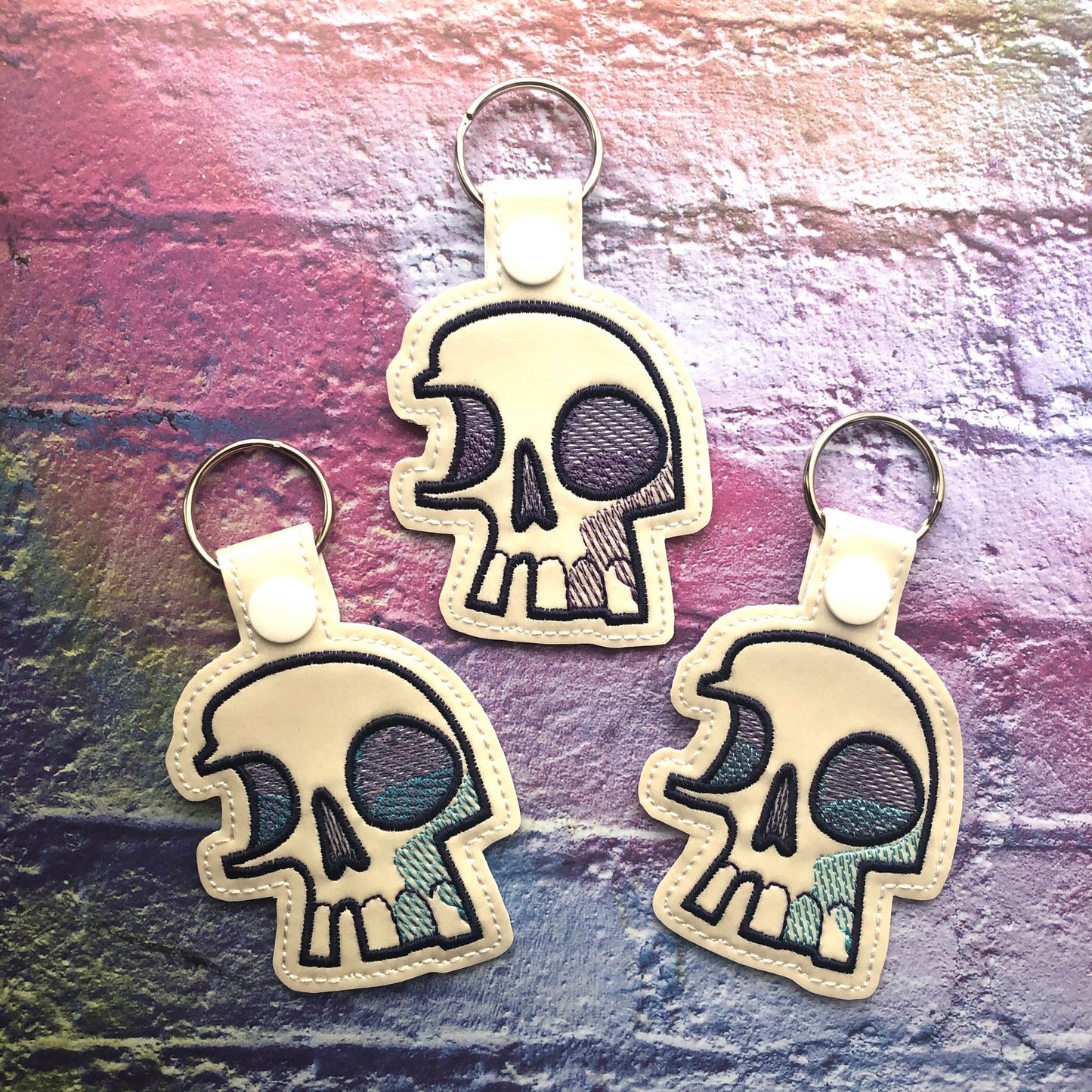 DIGITAL DOWNLOAD Fragmented Skull Snap Tab