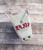 DIGITAL DOWNLOAD Chinese Take Out Box ITH Project and Charm Set 4 Sizes 6x10 and Up