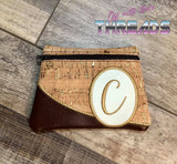 DIGITAL DOWNLOAD Oval Frame Applique Zipper Bag Lined and Unlined