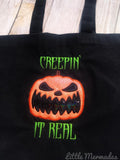 DIGITAL DOWNLOAD Creepin' It Real Jack O Lantern Applique Set 6 SIZES INCLUDED