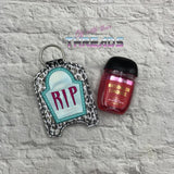 DIGITAL DOWNLOAD Applique Gravestone Hand Sanitizer Holder BUNDLE