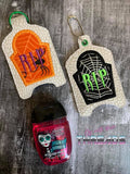 DIGITAL DOWNLOAD Applique Gravestone Hand Sanitizer Holder BUNDLE