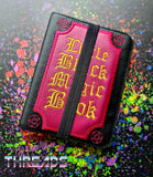 DIGITAL DOWNLOAD 5x7 Applique Little Black Magic Mini Comp Book Cover