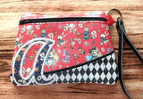 DIGITAL DOWNLOAD Letter A Clutch Applique Zipper Bag Lined and Unlined Alphabet
