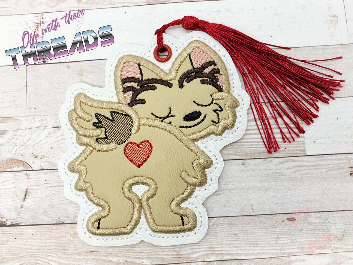 DIGITAL DOWNLOAD Applique Yorkie Bookmark Gift Tag Ornament Sketchy Fi ...