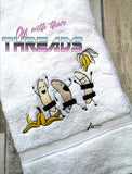DIGITAL DOWNLOAD Naked Banana Party 6 SIZES INCLUDED 2 VERSIONS INCLUDED