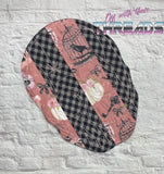 DIGITAL DOWNLOAD Quilted Skull Mug Rug 4 Sizes Included ENVELOPE AND TURN HOLE OPTIONS