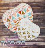 DIGITAL DOWNLOAD Quilted Heart Mug Rug 5 Sizes Included ENVELOPE AND SATIN FINISH