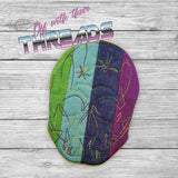 DIGITAL DOWNLOAD Quilted Skull Mug Rug 4 Sizes Included ENVELOPE AND TURN HOLE OPTIONS