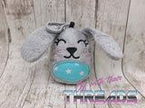 DIGITAL DOWNLOAD 4x4 Bunny Buddy Plush Keychain