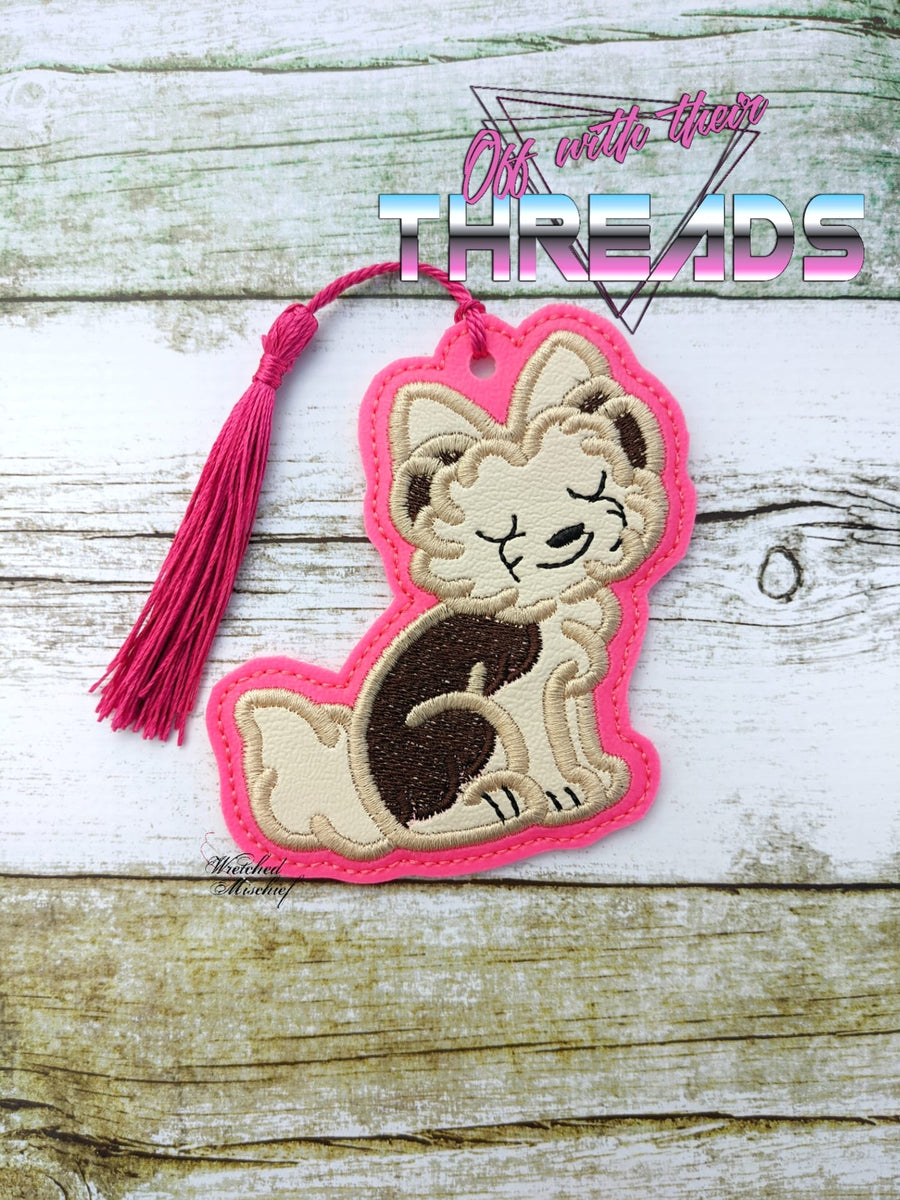 DIGITAL DOWNLOAD 4x4 Applique Yorkie Bookmark Ornament Gift Tag – Off ...
