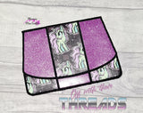 DIGITAL DOWNLOAD Basic Applique Envelope Clutch  Style 1 Lined and Unlined