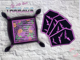 DIGITAL DOWNLOAD Coffin Reusable Makeup Pad and Applique Tray Set INCLUDES 2 SIZES