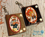 DIGITAL DOWNLOAD 5x7 ITH Applique Double Snap Wallet Key Chain Set