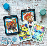 DIGITAL DOWNLOAD 4x4 Applique Badge Holder ITH Design