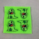 DIGITAL DOWNLOAD 4x4 5x7 T Rex Dinosaur Feltie