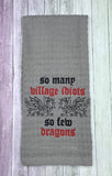 DIGITAL DOWNLOAD So Many Village Idiots Embroidery Design 4 Sizes