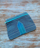 DIGITAL DOWNLOAD Alicia Clutch Applique Zipper Bag Lined and Unlined