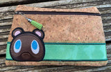 DIGITAL DOWNLOAD Tanuki Clutch Applique Zippered Bag Lined and Unlined