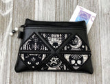 DIGITAL DOWNLOAD Triangulate Clutch Applique Zippered Bag Lined and Unlined