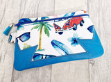 DIGITAL DOWNLOAD Julie Clutch Applique Zippered Bag Lined and Unlined