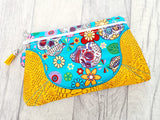 DIGITAL DOWNLOAD Jamie Clutch Applique Zippered Bag Lined and Unlined