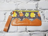 DIGITAL DOWNLOAD Carin Clutch Applique Zippered Bag Lined and Unlined