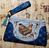 DIGITAL DOWNLOAD Jamie Clutch Applique Zippered Bag Lined and Unlined