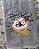 DIGITAL DOWNLOAD Vampire Thug Life 4 SIZES INCLUDED