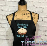 DIGITAL DOWNLOAD Politics or Pie Applique and Fill Options Included 3 SIZES INCLUDED