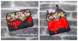 DIGITAL DOWNLOAD Applique Slime Ooze Envelope Clutch Lined and Unlined