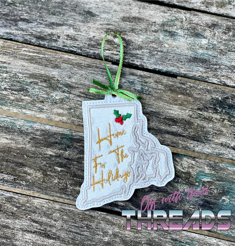 DIGITAL DOWNLOAD Rhode Island State Bookmark Ornament Gift Tag